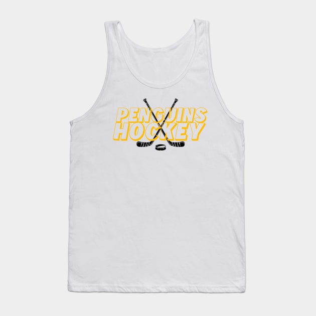 Penguins hockey Tank Top by Cahya. Id